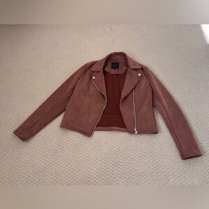 Dynamite Brown Suede Jacket